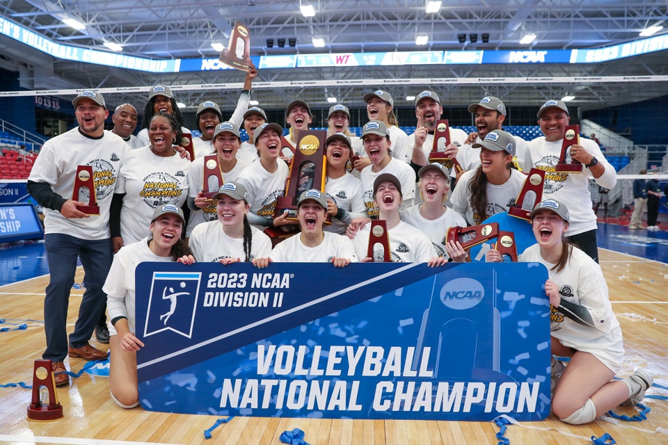 Cal State LA Women's Volleyball, 2023 NCAA Division II National Champions